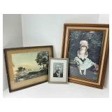 Three Framed Pictures
