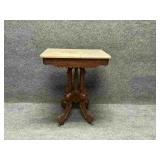 Victorian Eastlake Walnut Parlor Table