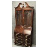 Chippendale Style Secretary Desk/Cabinet