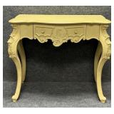 Painted Wood One Drawer Foyer Hall Table