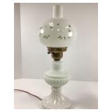Vintage Milk Glass Table Lamp