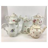 Floral Themed Teapots