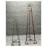 Two Metal Easels