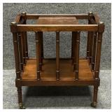 Faux Bamboo/Burl Wood Canterbury Table