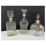 Three Decanters