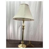 Brass Candlestick Table Lamp