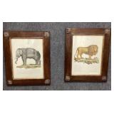 Set of Two Animal Prints