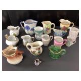 Sixteen Vintage Creamers