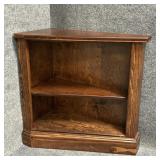 Wooden Open Half Corner Cabinet Bookcase
