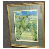 The Artist Garden Reproduction Print