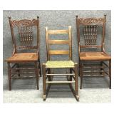 Three Vintage Chairs