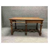 Antique Tiger Oak Writing Desk