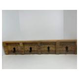 Primitive Wood Coat Rack