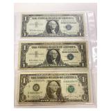Silver Certificates With Blue Seals