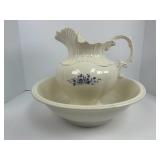 Wash Bowl and Pitcher