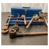 Tool Box with Plumbers Tools