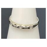 Vintage 14KT Diamond Wedding Band