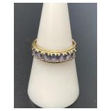 14 KT Ladies Tanzanite Band