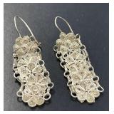 Sterling Filigree Earrings