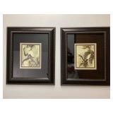 Pair of Framed Burlesque Women Prints