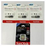 Three SanDisk 16GB Phone Sticks, Memory Card
