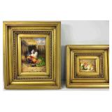 Two Oil Paintings on Board