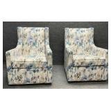 Pair of Ethan Allen Swivel Chairs