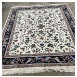 Oriental Hand Knotted Kashan Rug
