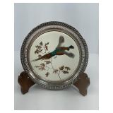Hand Painted Pheasant on Tile by Delano Studios