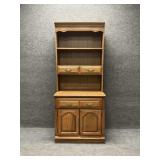 Two Piece Maple Bookcase