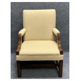 Mahogany Wood Framed Arm Chair