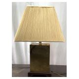 Vintage Asian Brass Table Lamp