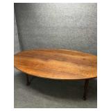 Vintage Large Oak Drop Leaf Harvest Table