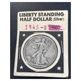 Liberty Standing Half Dollar - Silver 1945-S