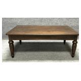 Dark Hardwood Coffee Table