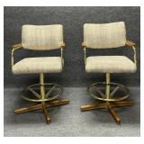 Chromcraft Furniture Co Mid Century Bar Stools