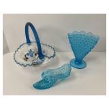 Three Pieces of Fenton Glass