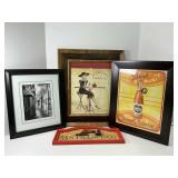 Four Miscellaneous Wall Art Pieces