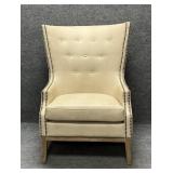 Cream Colored Occasional Chair