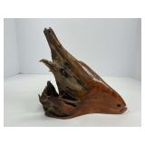 Carved Fish Out of Drift Wood 8x8