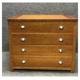 Bassett Furniture Two Drawer Maple File Cabinet