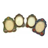 Four Micro Mosaic Frames Made in Italy