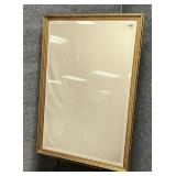 Traditional Rectangular Gold Framed Wall Mirror