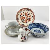 Delft and Sadek Bowl and Plate