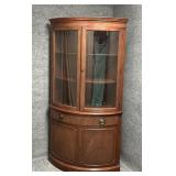 Vintage Drexel Mahogany Corner Cabinet