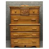 Vintage Solid Maple Chest