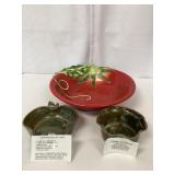 Signed Oï¿½Quinnï¿½s Apple Bakers,Fitz and Floyd Bowl