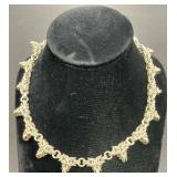 Sterling Chainmail Tripoli Necklace