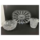 Two Crystal and One Glass Piece