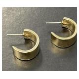 14 KT Gold Hoop Earrings